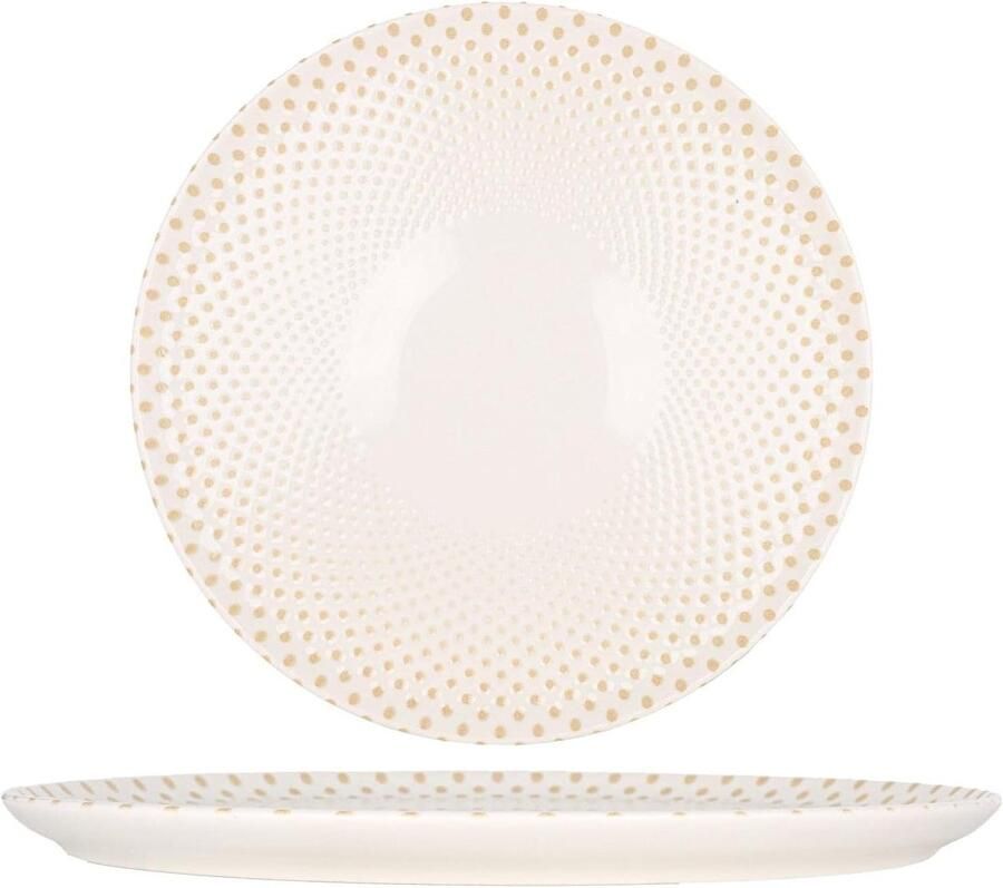 Pizzaborden Servies Lekker Eten Vaatwasserbestendig 32 cm set van 2 Veelkleurig