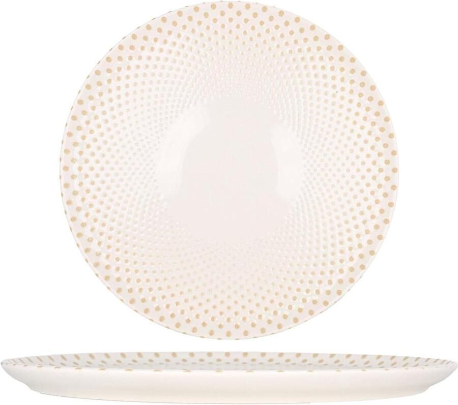 Pizzaborden Servies Pizza Serveren Rand-Chip Garantie 32 cm Veelkleurig