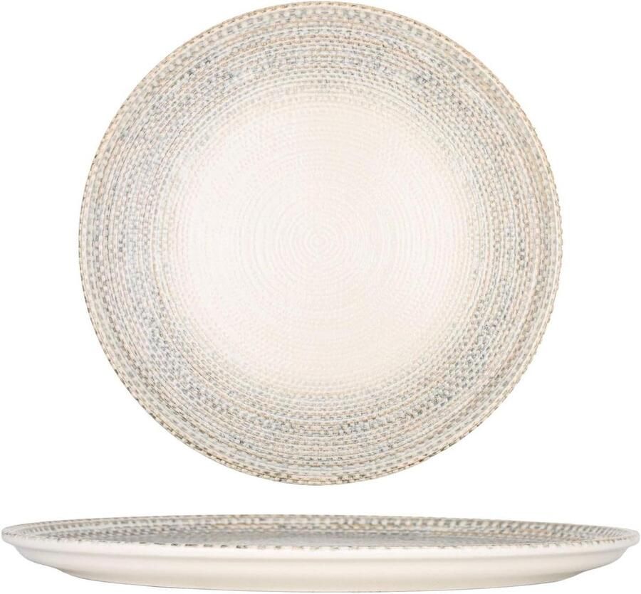 Pizzaborden Servies Set Pizza Serveren Mozaïek Textuur 32 cm Veelkleurig