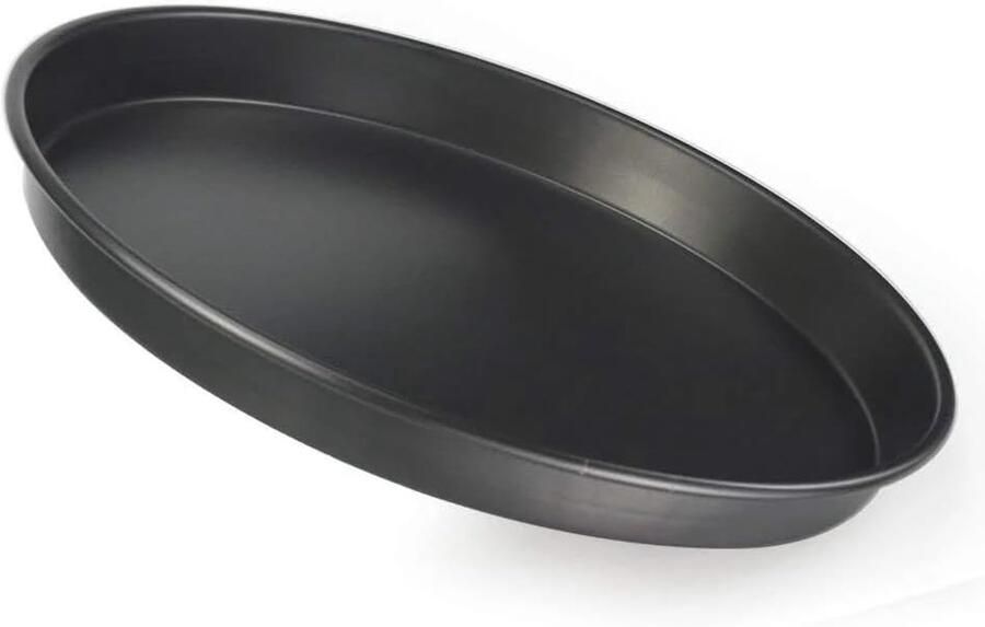Pizzaborden Set Bakplaat Dienblad Oven Gebruik Anti-aanbaklaag 6 tot 10 Inch Zwart