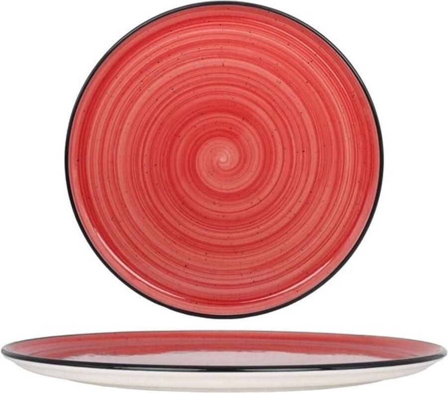 Pizzaborden Set Dienbladen Rond Luxe Dineren Vaatwasser Ovenbestendig Set van 2 Aura Passion
