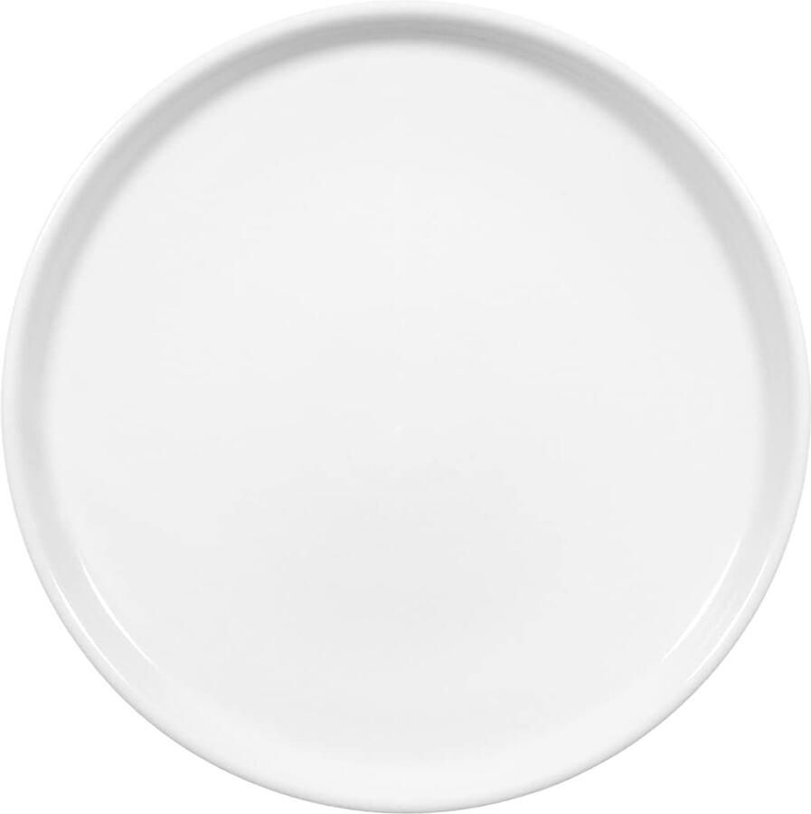 Pizzaborden Set Dinerborden Pizza Serveren Groot formaat 30cm Diameter Wit