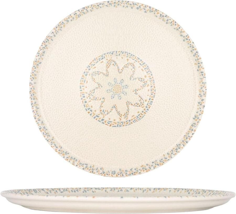 Pizzaborden Set Porseleinen Borden Pizza Serveren Hittebestendig 32 cm Veelkleurig