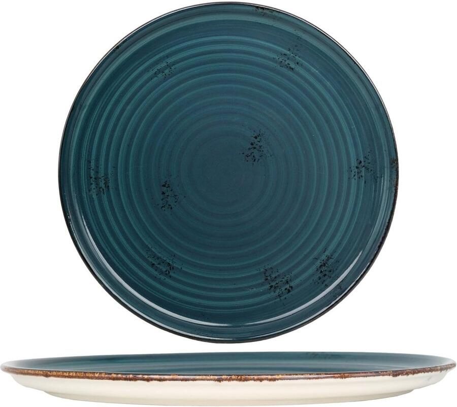 Pizzaborden Speciale Borden Italiaans Diner Hoge Krasbestendigheid 32 cm Groen