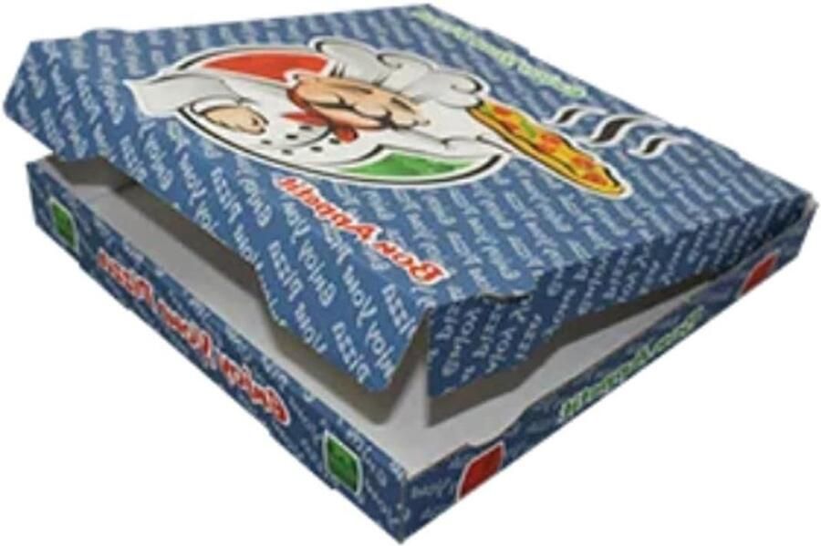 Pizzadozen Dozen voor Pizza Bezorgen Stevig Karton 31 x 31 x 42 cm Bruin