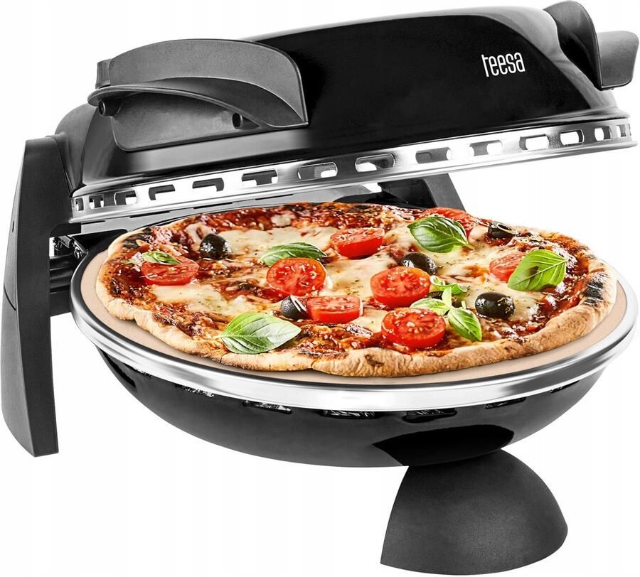 Pizzaoven 32cm Steen tot 400°C Snel & Gelijkmatig Bakken