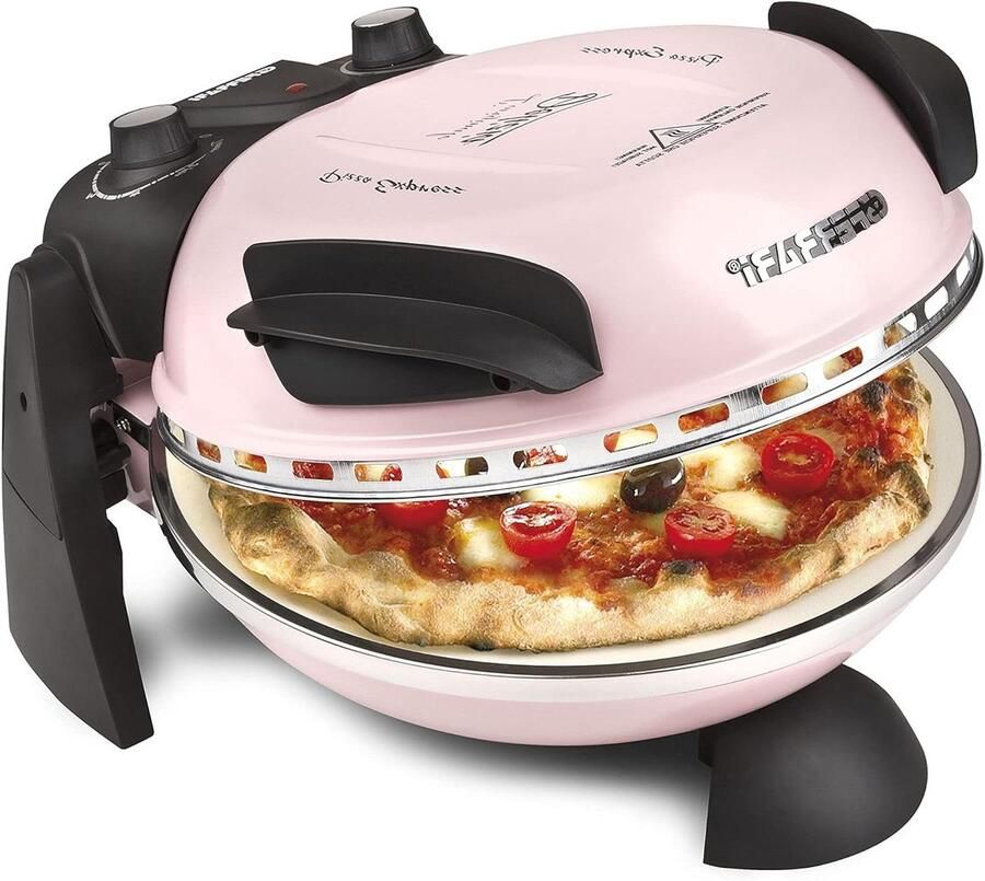 Pizzaoven Bakoven Pizza bakken Tot 400 graden 0.6 kg Icy Pink