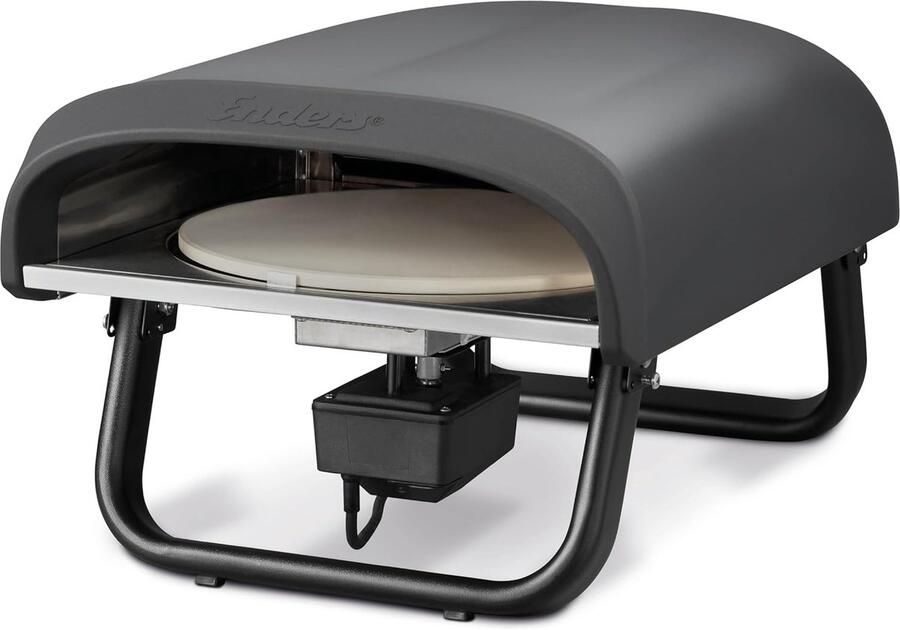 Pizzaoven Buitenoven Pizza Bakken Roterende Steen 30.5cm Steen Zwart - Foto 1