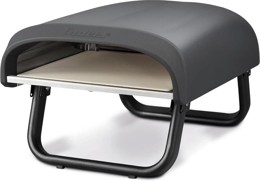 Pizzaoven Buitenoven Pizza Bakken Verstelbare Brander 65 x 39 cm Zwart