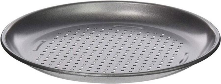 Pizzapan set Mini bakvorm Mini pizza's bereiden Premium antiaanbaklaag 7 inch Staalgrijs