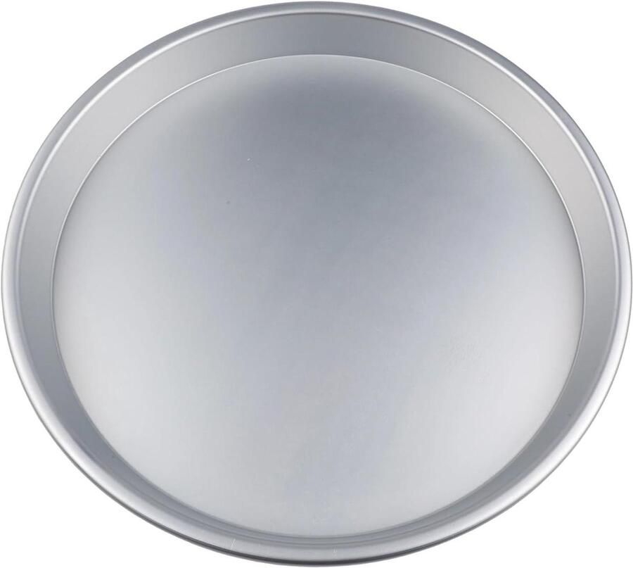 Pizzapannenset Aluminium Bakplaat Pizza Zelf Pizza Bakken Geanodiseerd Aluminium 15-30 cm Zilver