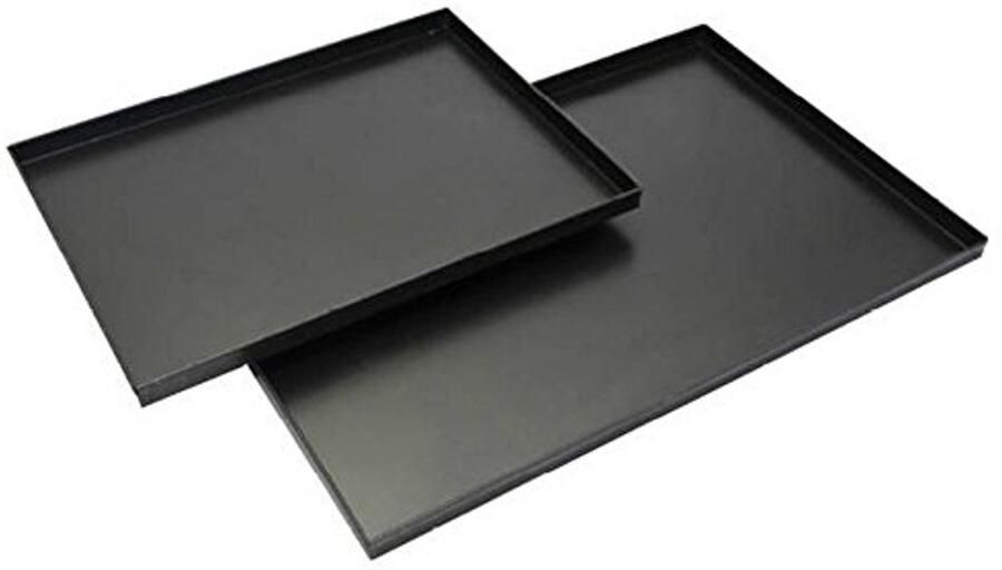 Bakplaat Ovenplaat Taartplaat Bakken van gebak Professionele kwaliteit 300x400x25 mm Zwart