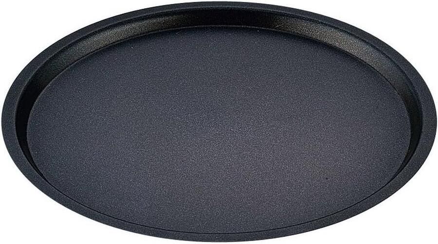 Pizzaplaat Bakplaat Pizza Bakken Antikleef Coating 24 cm Zwart