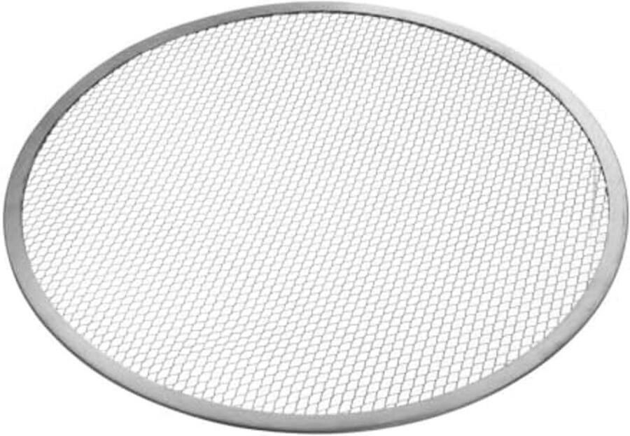 Pizzaplaat Bakplaat Pizza Gelijkmatig Bakken Gaasbodem Ø380mm Aluminium