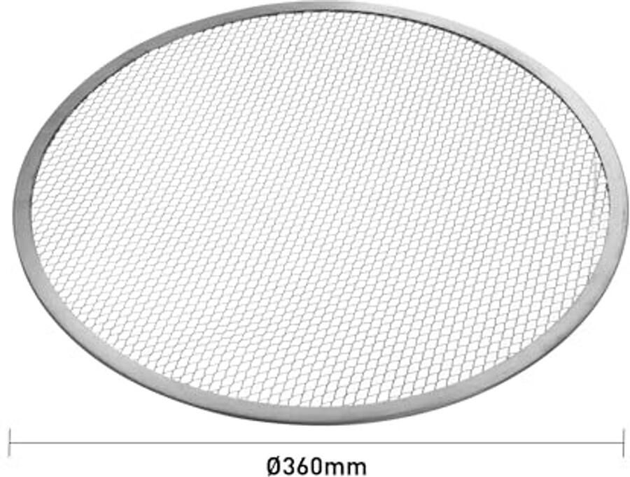 Pizzaplaat Pizzarooster Bakplaat Pizza Bakken Gelijkmatige Hitte 50.8 cm Diameter Aluminium