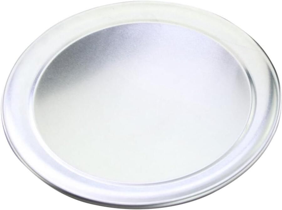 Pizzaplaat Ronde Ovenschaal Bakplaat Keuken Essentieel Bakken van Pizza Stevig Aluminium Materiaal 30 cm Diameter Zilver