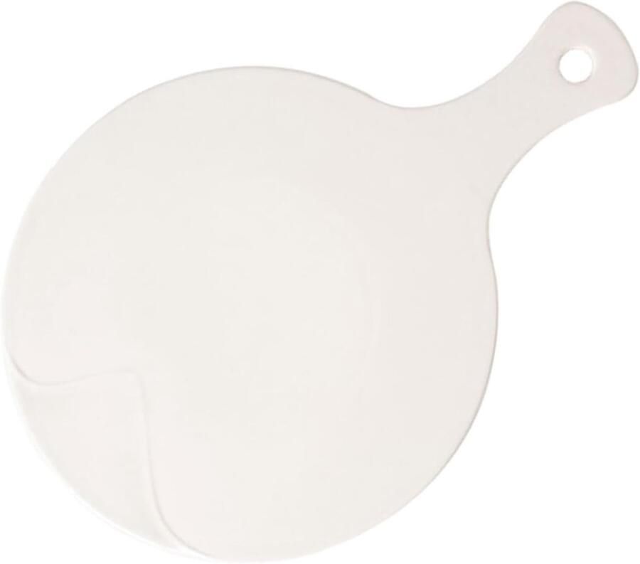 Pizzaplaat Schalen Ovenschaal Bakschaal Thuis Bakken Oven Keramiek 36.50X25.50CM Wit