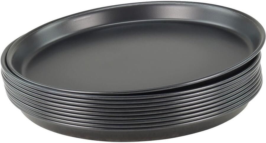 Pizzaplaten Rond Bakplaten Pizza Bakken Professionele Kwaliteit 10 Stuks Ø28cm Blauw