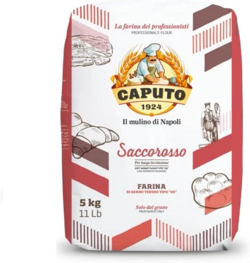 Pizza's en Pasta Perfect Bakken met 3x 5kg Cuoco Chef Meel