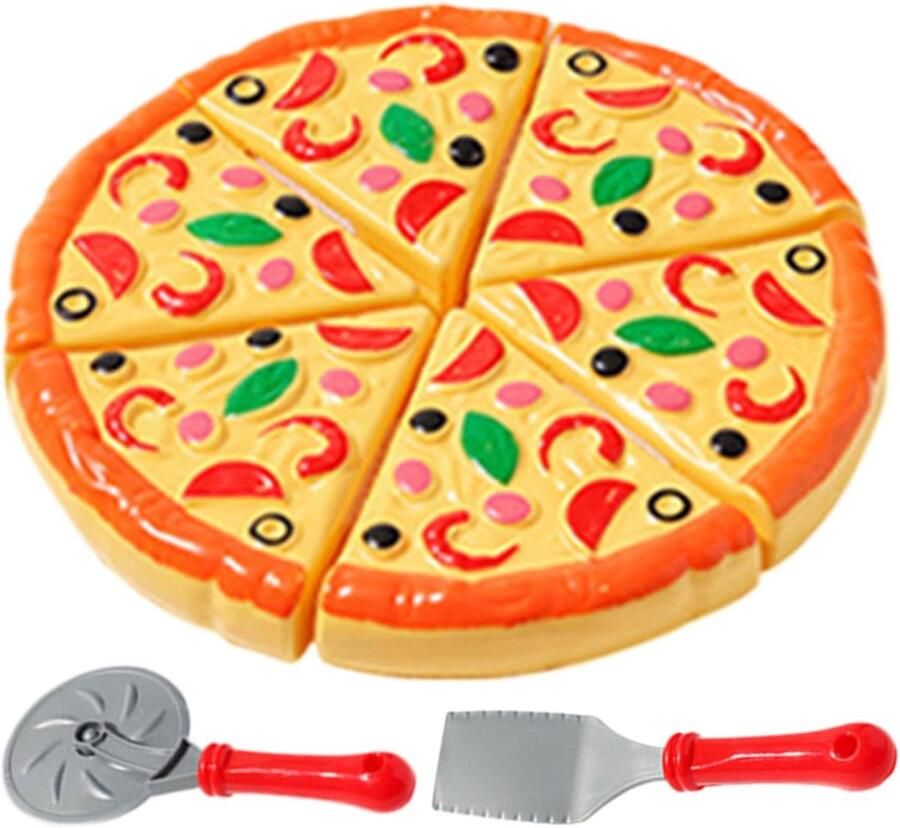 Pizza Speelset Kinder Keuken Leren Koken Realistische Ingrediënten 218 x 166 cm