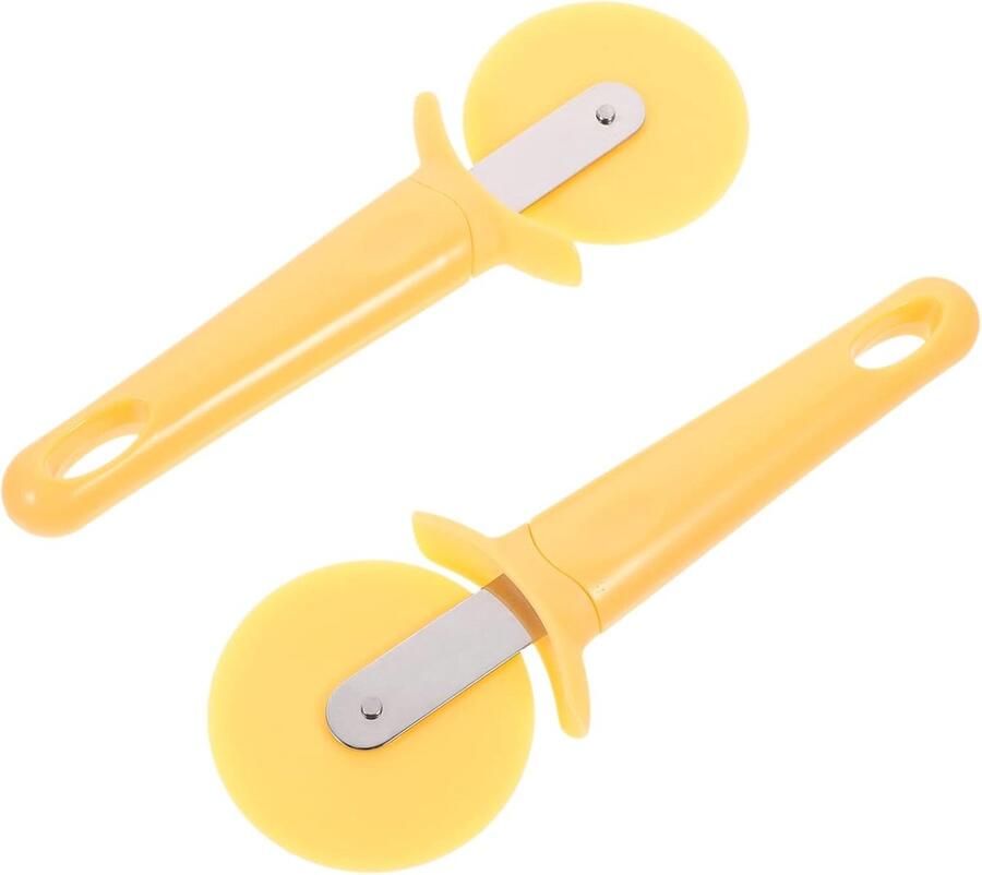 Pizzasnijders Set Keuken Gadget Gemakkelijk Snijden Ergonomisch Handvat 20cm Lengte Zwart