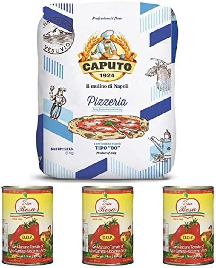 Pizzeria Bloem en San Marzano Tomatenpakket 5 kg + 3x 400g