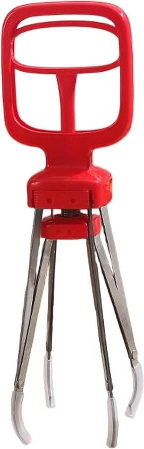 Plaat Gripper Anti-verbranding houder Hete objecten pakken Verstelbare breedte 25 x 287 cm Rood
