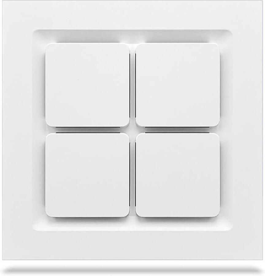 Plafond Ventilator Afzuigkap Badkamer Ventileren Stille Werking 30 x 30 CM Wit
