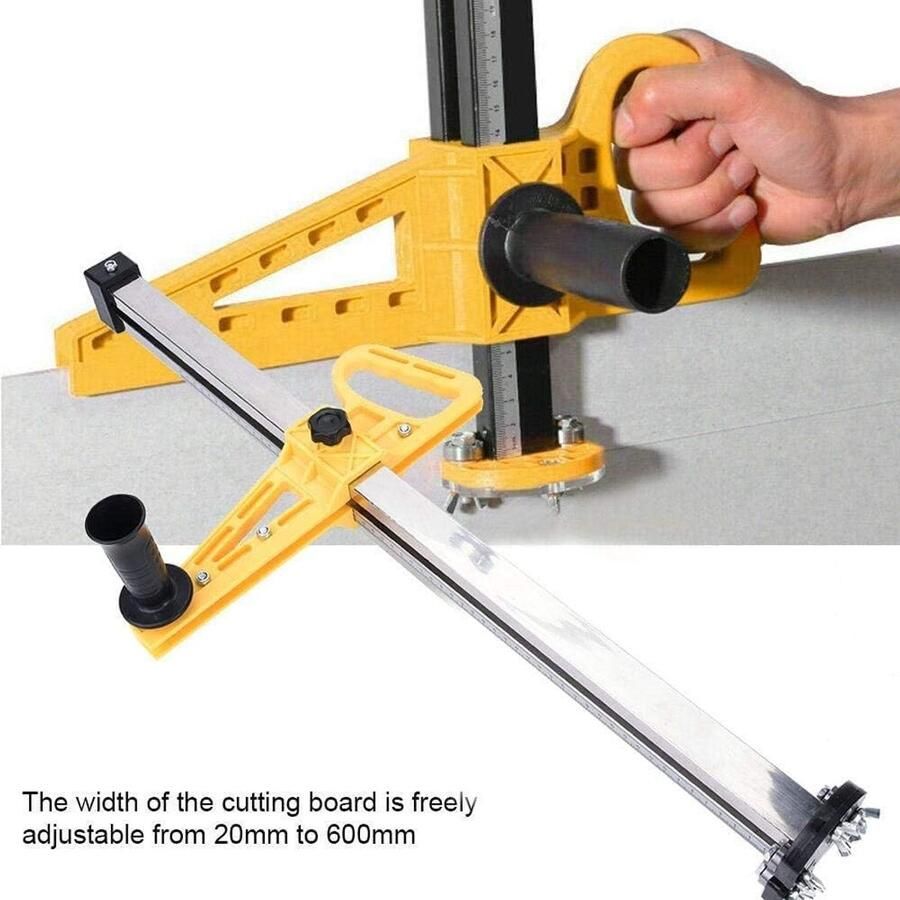 Plafondplaten snijder met rail 7 lagers roestvrijstalen handmatige snijder 20-600 mm snijbereik