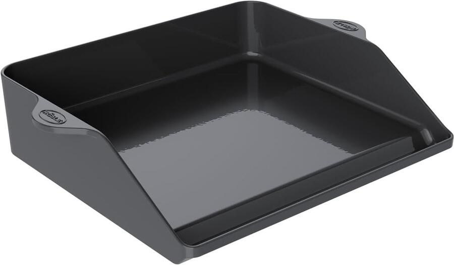 Plancha Grillplaat Bakplaat Gietijzer Buiten Koken Extra Hoge Rand 47 x 36.5 cm Zwart