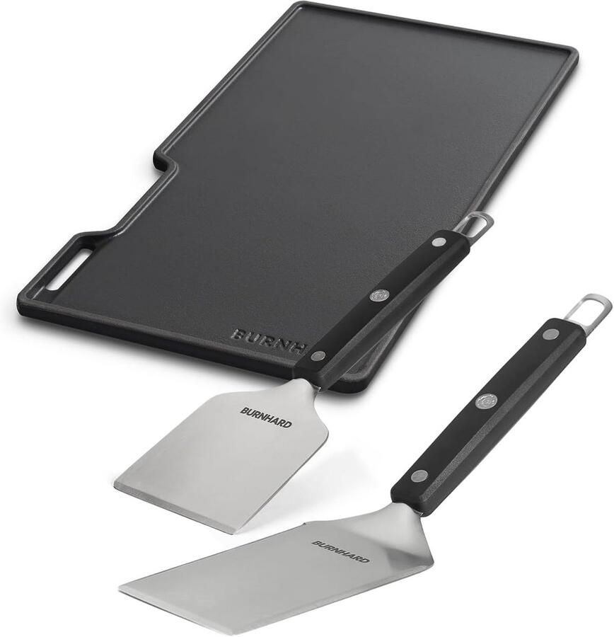 Plancha Grillplaat RVS 4mm Opstaande Rand 3 5cm Geïntegreerde Vetafvoer Roestvrij Vaatwasserbestendig
