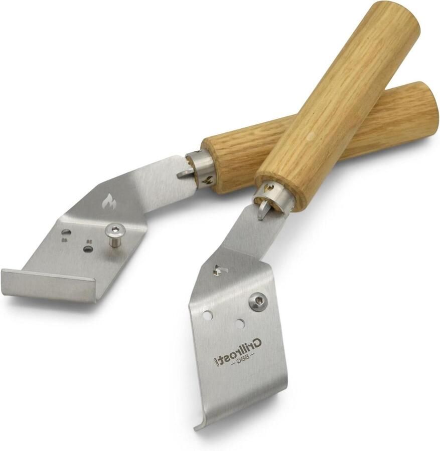 Plancha Handgrepen Grillplaat Handvatten Hete Platen Verplaatsen Verstelbare Hoogte Markering 25 x 7 x 3 cm