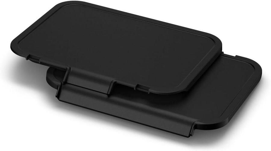 Plancha Platen Bakplaten Grill Gevoelige Gerechten Grillen Antiaanbaklaag 2 Stuks Zwart