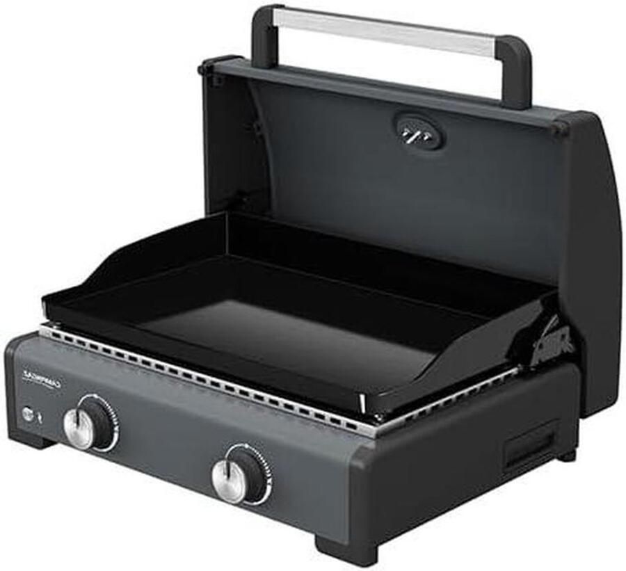 Plancha Sigma 2 Cook Bakplaat Grill Buiten Koken Roestvrij Staal 6 kW Zwart