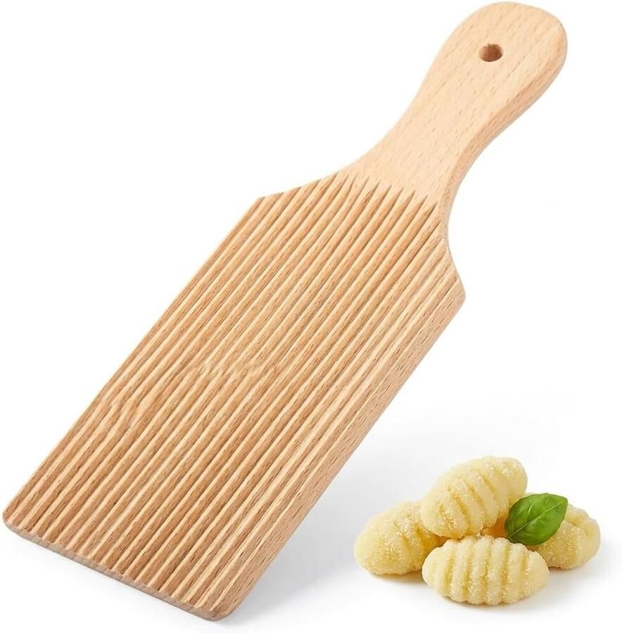Plank houten pastaplank pasta-accessoires macaroni pastabord voor zelfgemaakte gnocchi pasta spaghettiklonters pen fusilliboter pastabestek voor keuken thuis