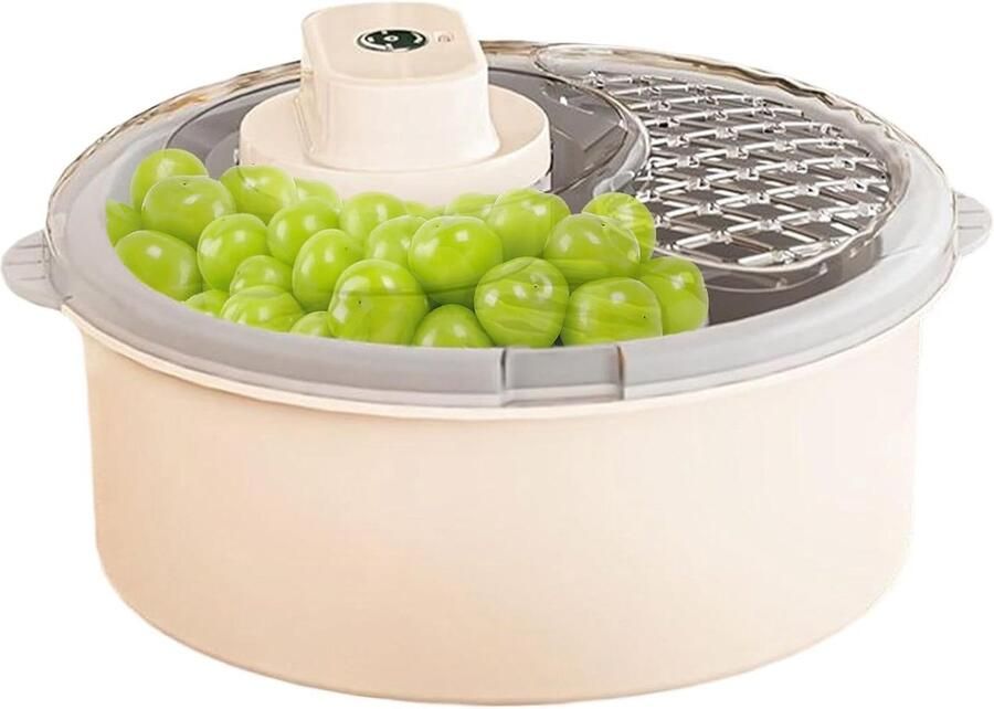 Plantaardige Centrifuge Keuken Accessoire Voedsel Reinigen Ruim Komontwerp 33x33x23 cm Wit