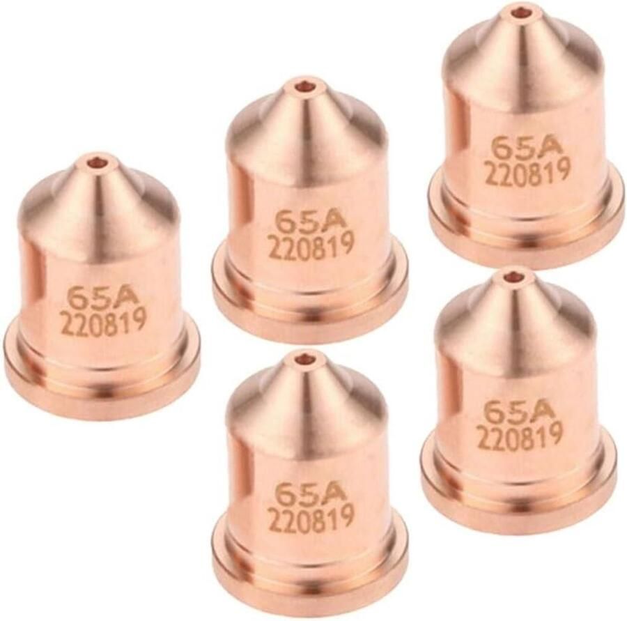 Plasma Torch Nozzle 65A Set van 5 voor Plasma Snijmachines Geschikt voor HRT HRTs MRT Hoogwaardige Prestaties en Duurzaamheid
