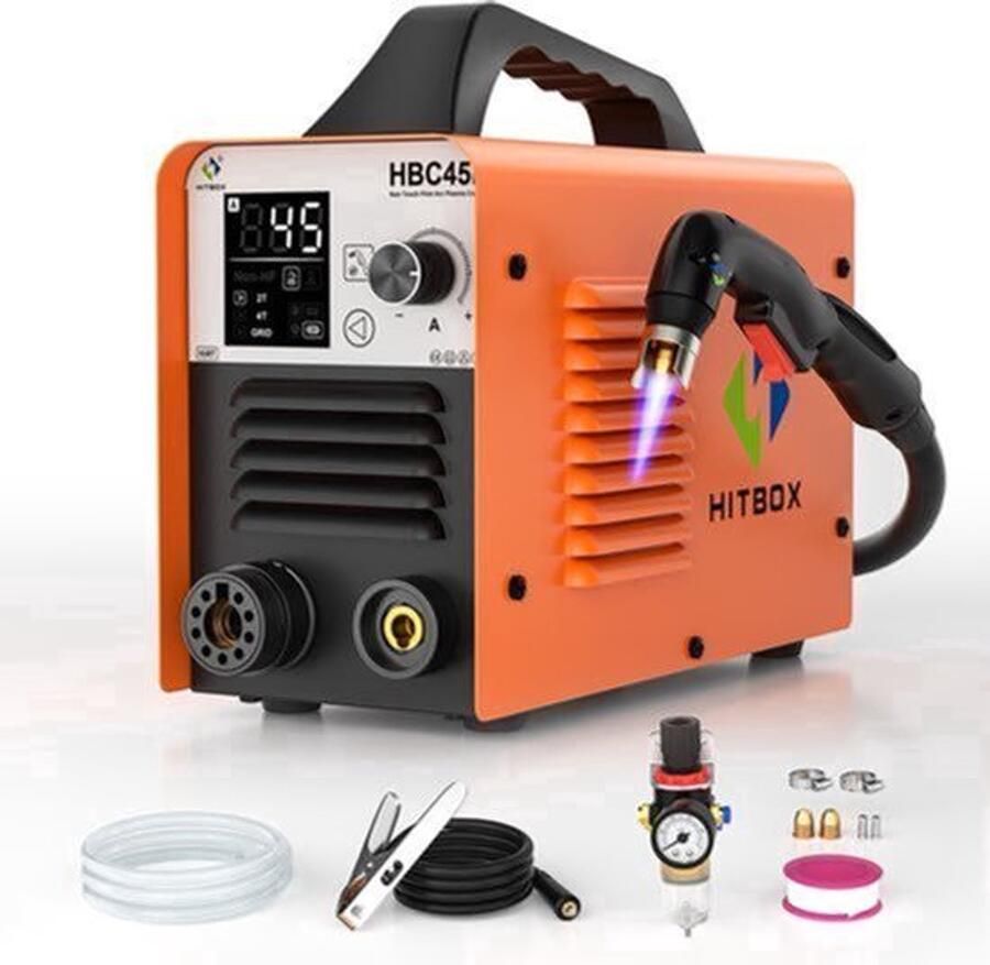 Plasmasnijmachine HBC45II Contactloos Snijden 110 220V Vermogen Digitaal Scherm Metaal Snijder