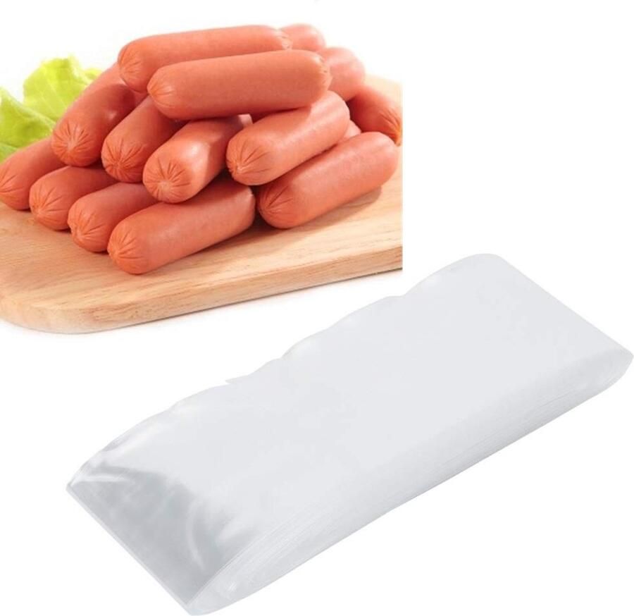 Plastic Sausage Casing 50m 50mm Diameter voor Thuisgemaakte Worsten