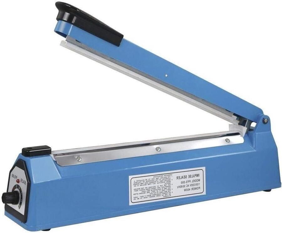 Plastic Zakken Verpakker Sealer Machine en Verpakken Snelle Afdichting 300 mm Blauw