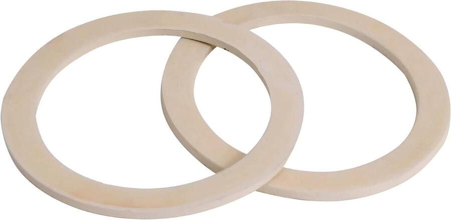 Platte Afdichting Koffiezetapparaat Rubber Ring Lekvrij Koffiezetten Voedselveilig Rubber 69 x 85 x 3.8 mm Zwart
