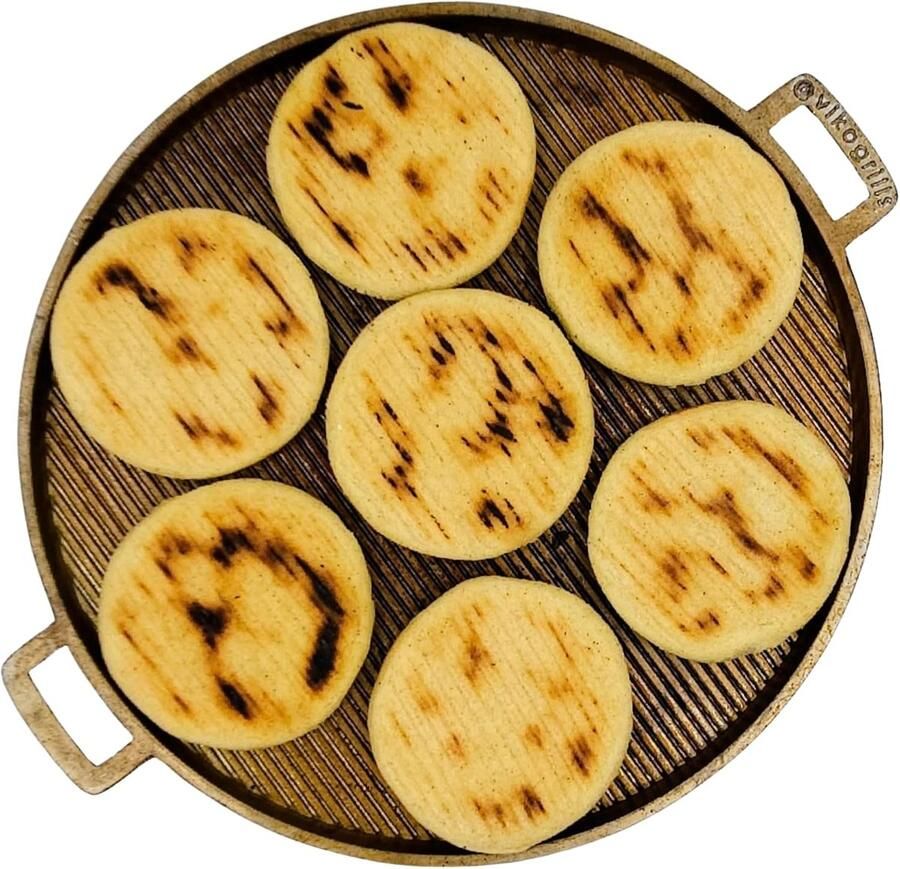 Platte Grillplaat Arepa Pan 30cm Grill & Bakplaat voor Venezolaanse Maïsbrood