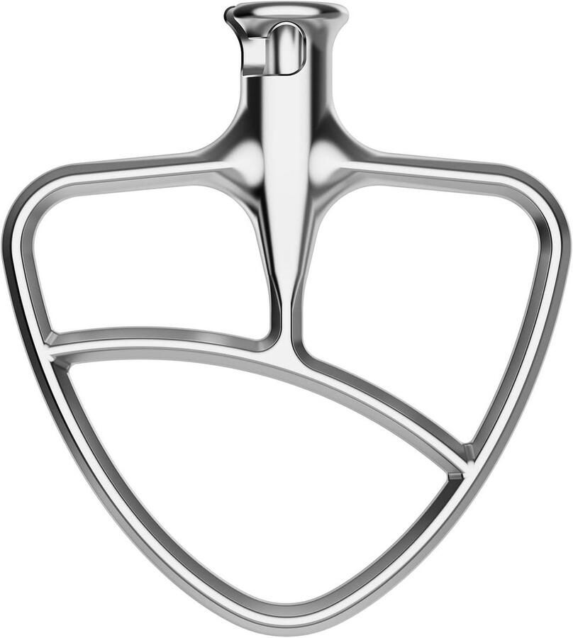 Platte Klopper Mixer Accessoire Koekjes Deeg Maken Roestvrij Staal 45-5 Liter Zilver