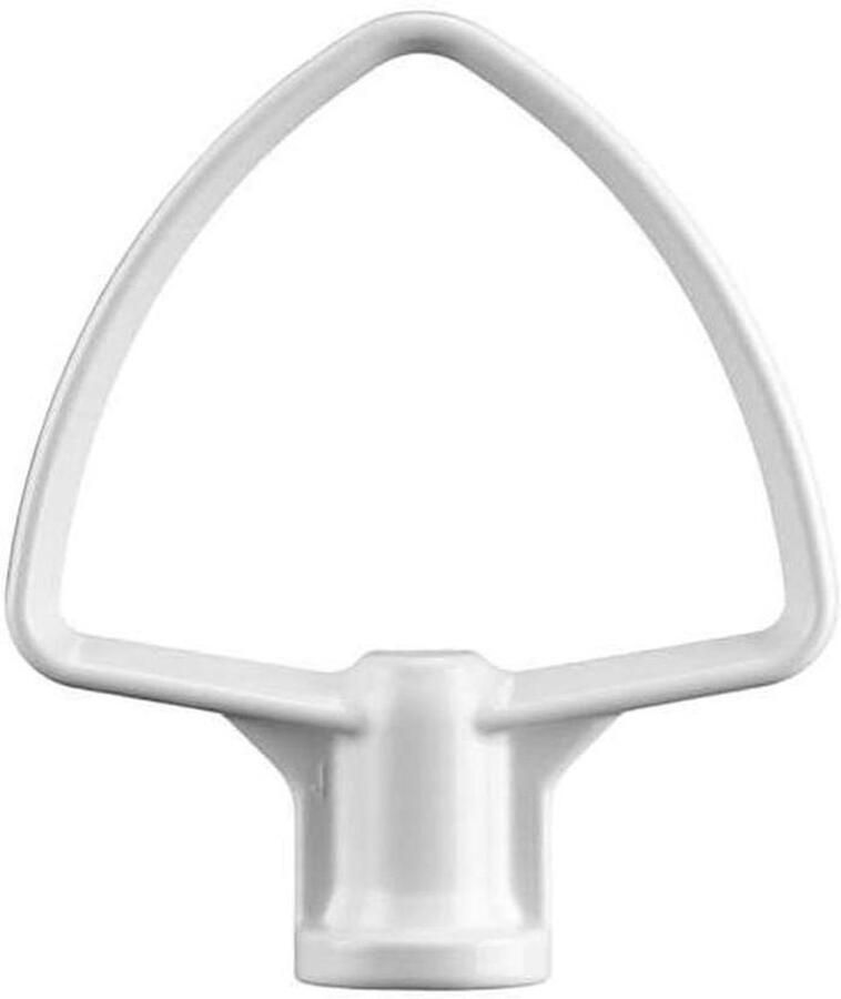 Platte Mixer Opzetstuk Keukenmachine Accessoire Bakken en Mixen Gemakkelijk te Reinigen 20x20x5 cm Wit