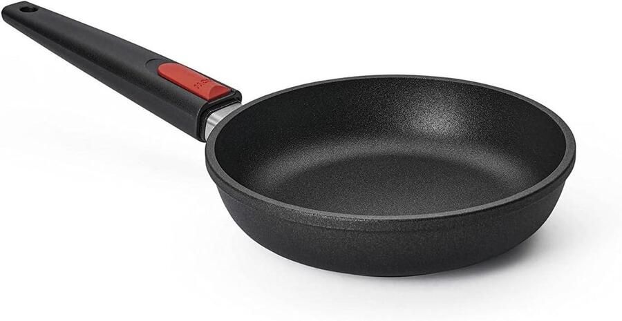 Platte pan Koekenpan Snel aanbraden Afneembare steel Ø 20 cm Titanium