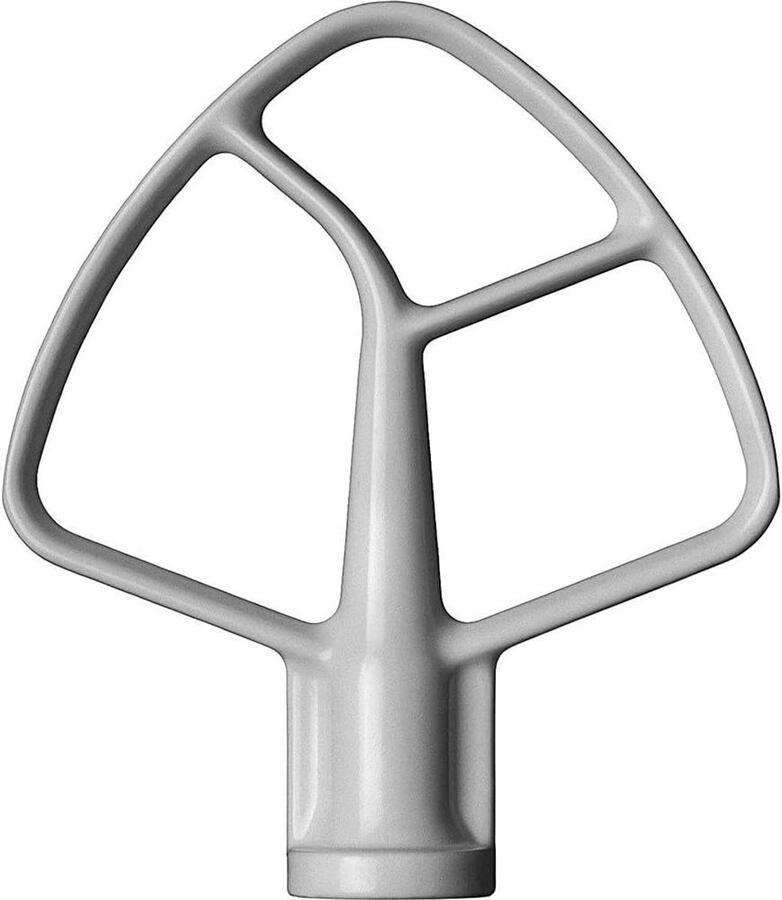 Platte Roerder Mixer Accessoire Beslag Maken Antiaanbaklaag 3L en 4.8L Wit