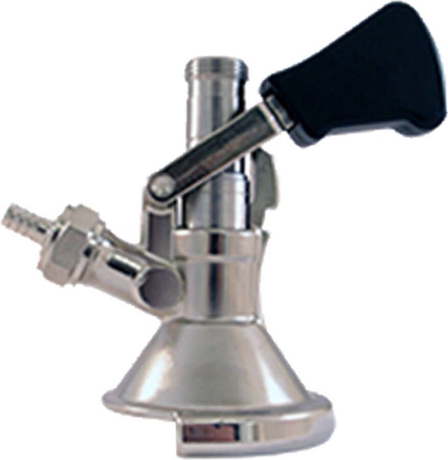 Platte schuifkoppeling voor bierfust