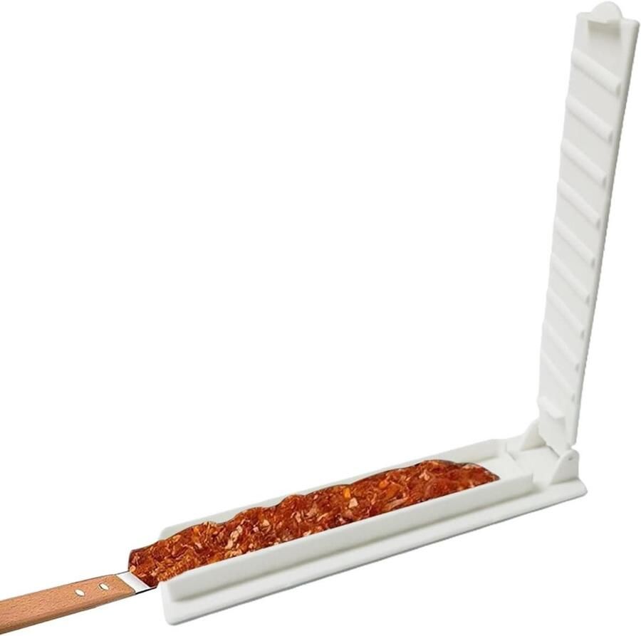 Platte spiesen Kebab machine Grillen thuis Gelijkmatige warmte 29 cm lang Wit