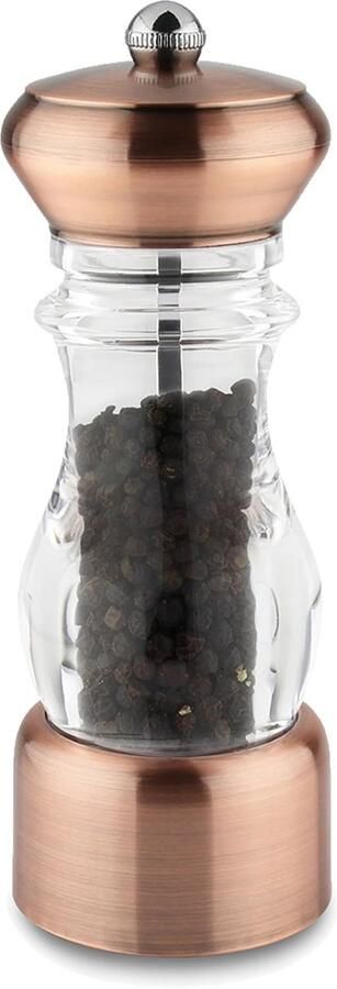 PM-817BR Zout- of pepermolen handmatige molen antiek brons (17 cm 6 5) 6 cm x 6 cm x 17 cm