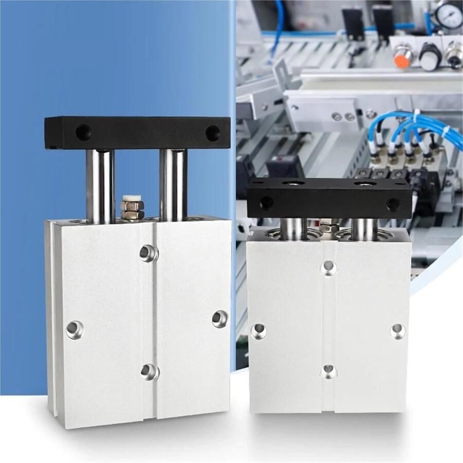 Pneumatische Cilinder Dubbele Staaf Cilinder Industriële Automatisering Twee-assige Werking Boring 32mm